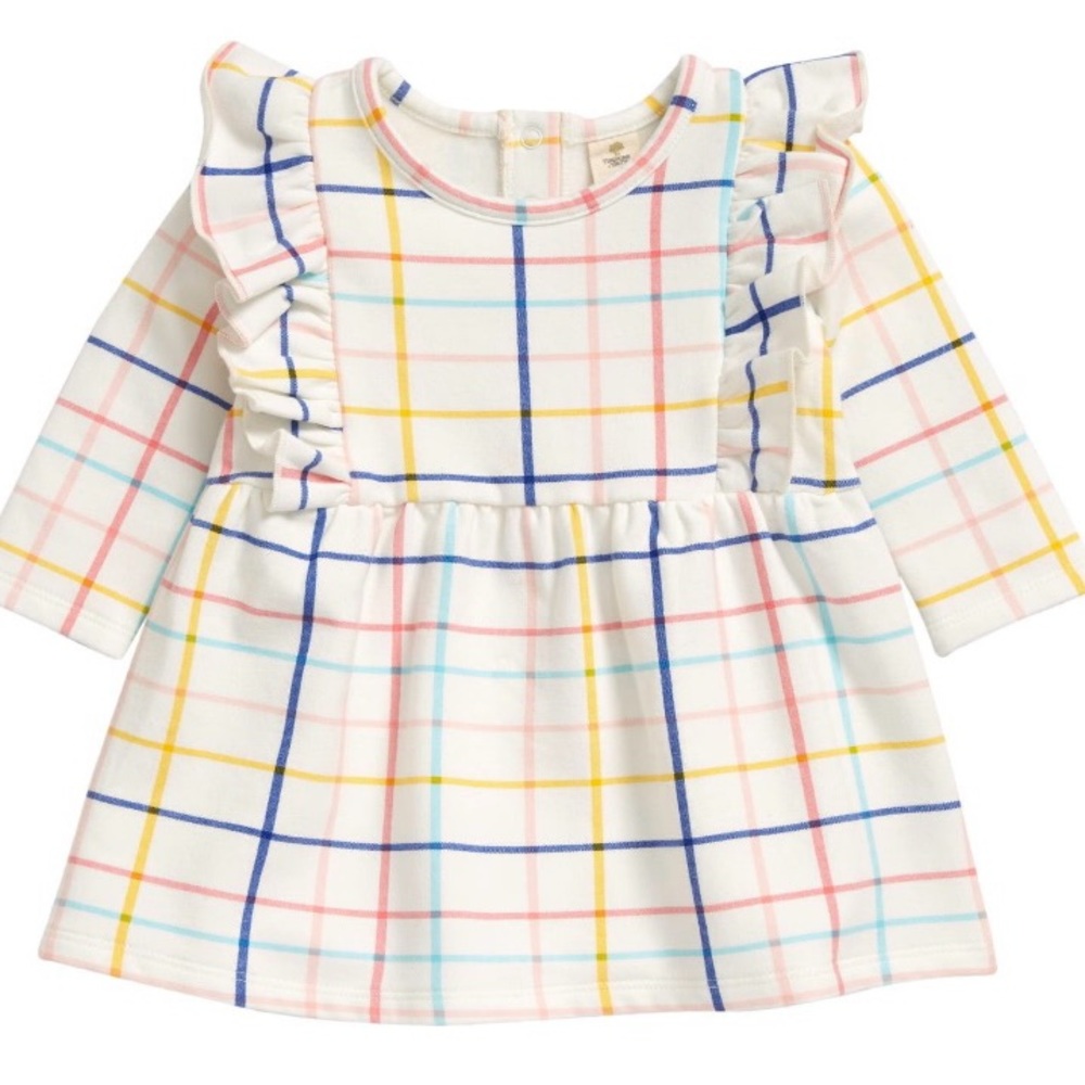 Tucker + Tate Ruffle Front Fleece Dress